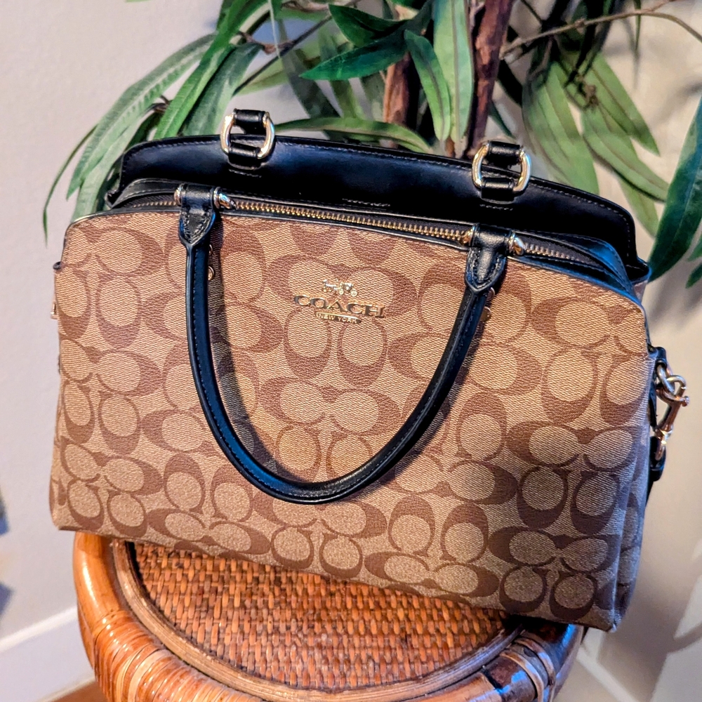Coach Brown and Black Women's Bag